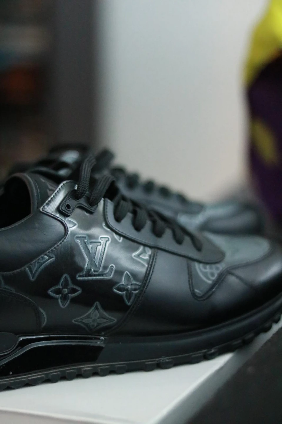Louis Vuitton Black Monogram Sneakers - photo 3