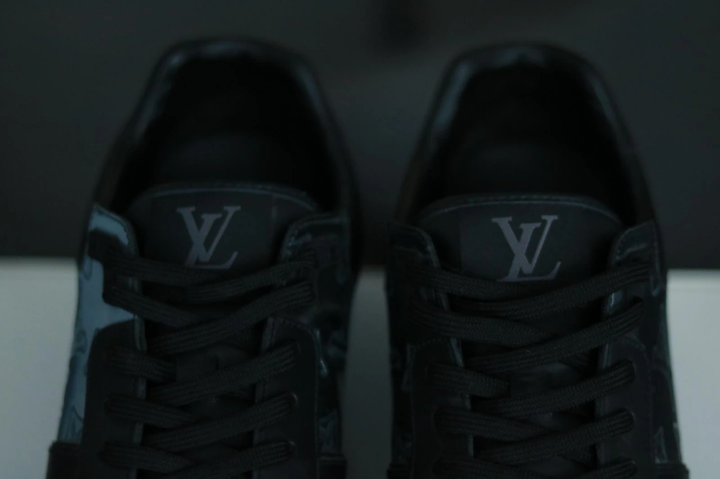 Louis Vuitton Black Monogram Sneakers - photo 5