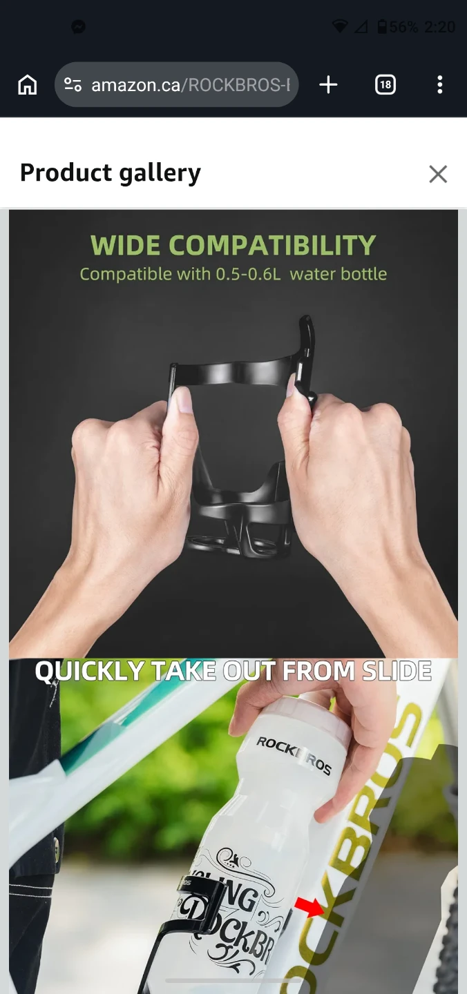 ROCKBROS Bike Water Bottle Holder - photo 3