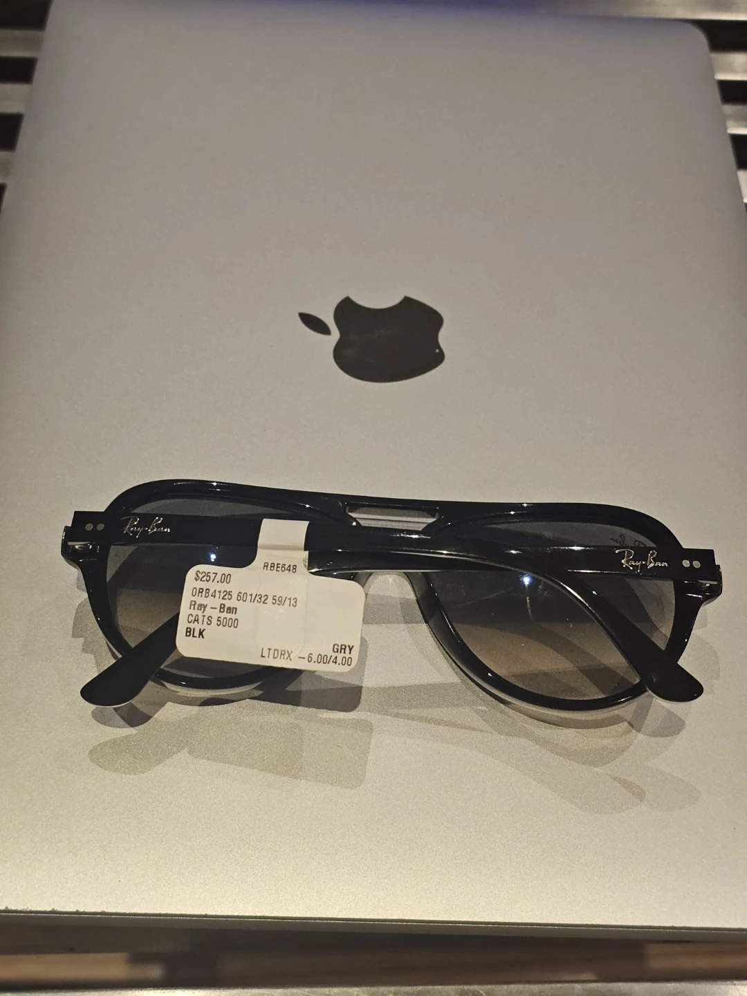 Ray-Ban Black Aviator Sunglasses - photo 2
