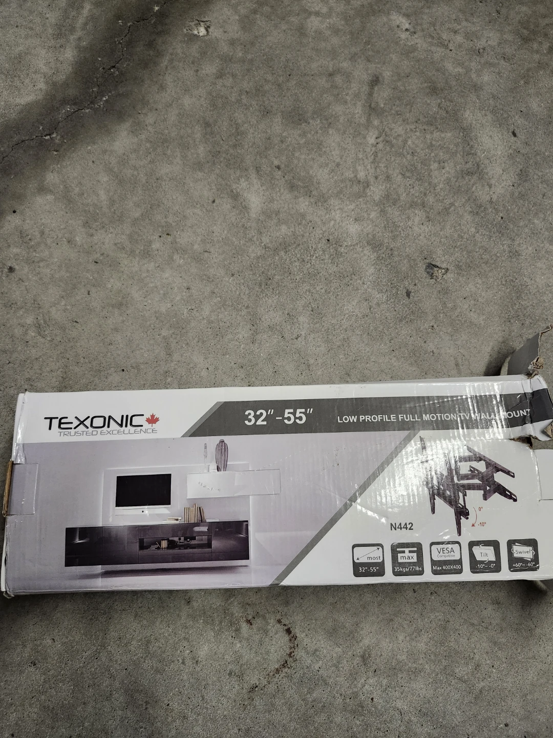 Texonic Low Profile Full Motion TV Wall Mount 32"-55" - photo 2