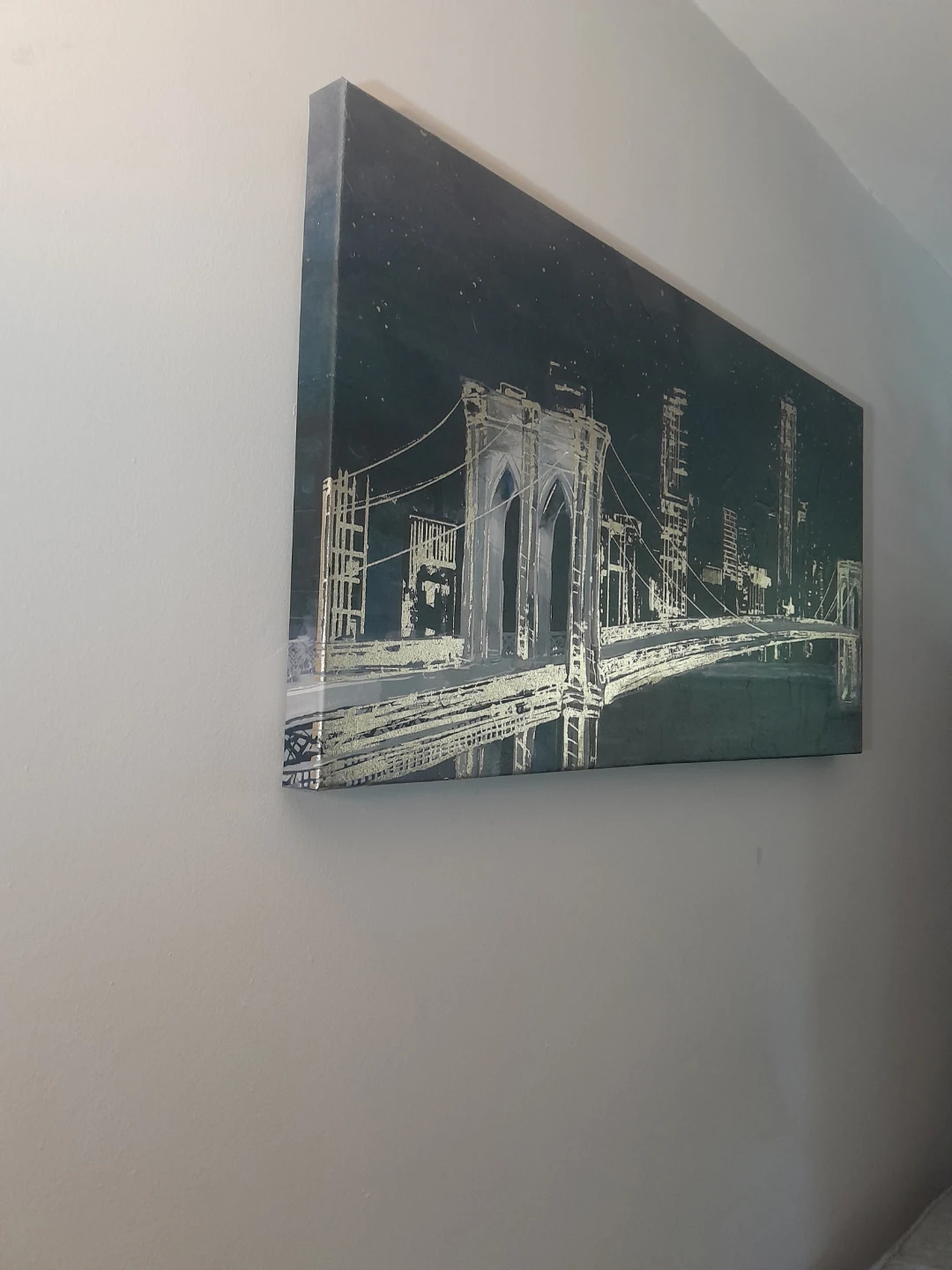 Brooklyn Bridge Cityscape Wall Art - photo 2