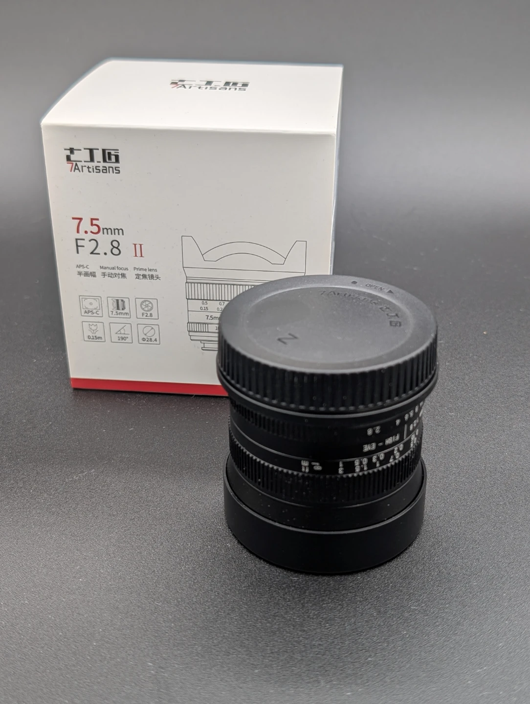 7Artisans 7.5mm F2.8 II Fisheye Lens Z Mount