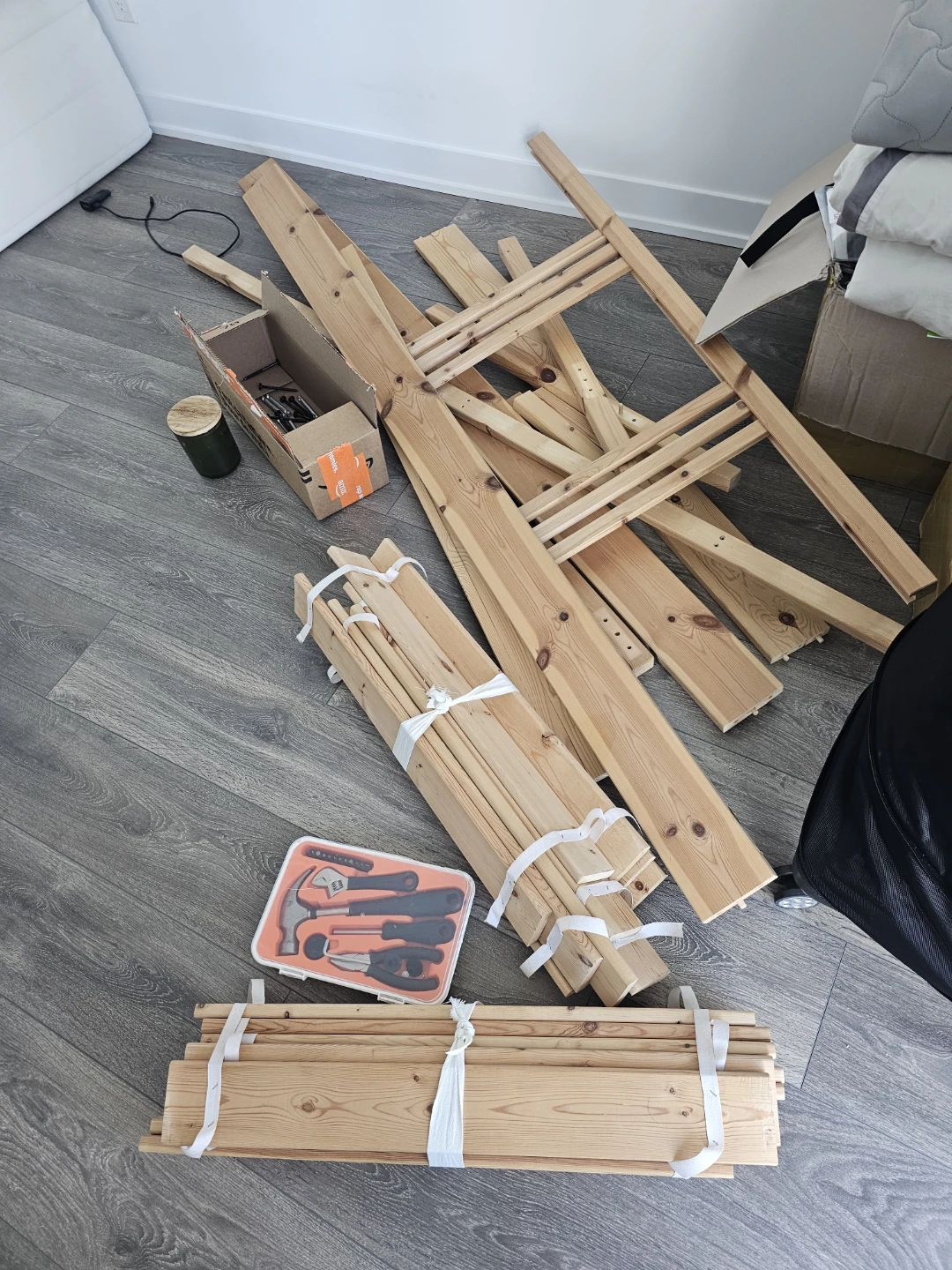 IKEA twin frame + ÅSVANG Foam Mattress - photo 5