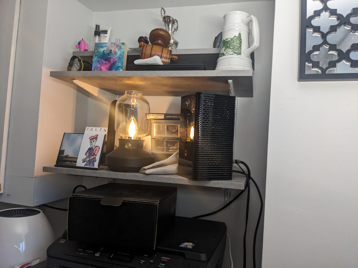 3 tier adjustable shelf with brackets - photo 2