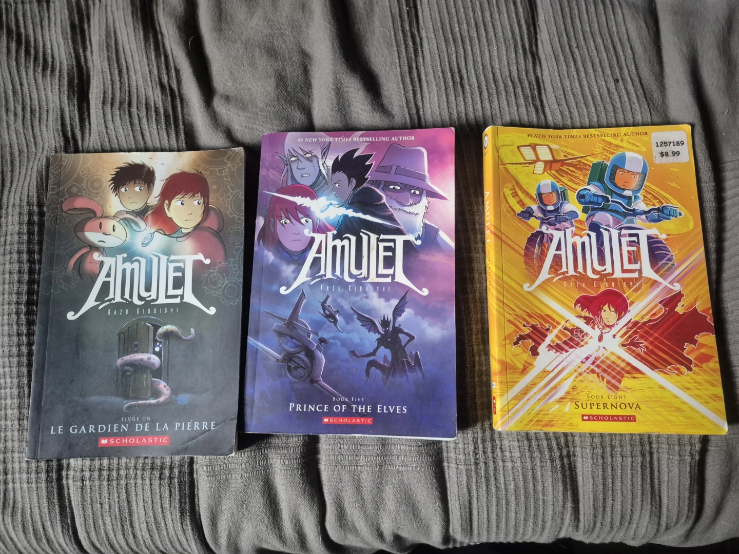 Amulet Graphic Novels by Kazu Kibuishi