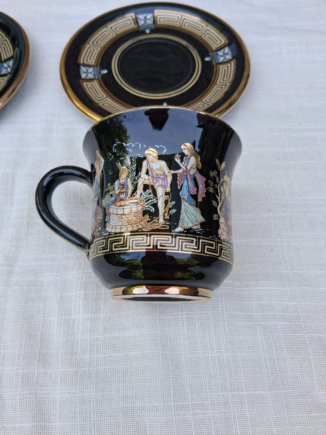 Adis Hand Made Coffee Cup Set, Ashtray, and Lighter Holder - photo 3
