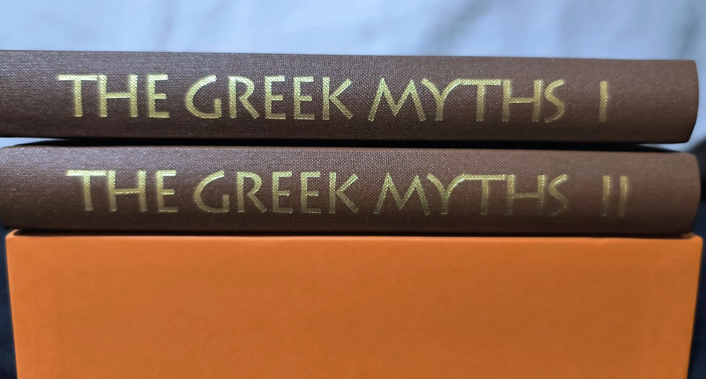 The Greek Myths, Volumes I & II, Hardback w/ case 2002 like new - photo 2