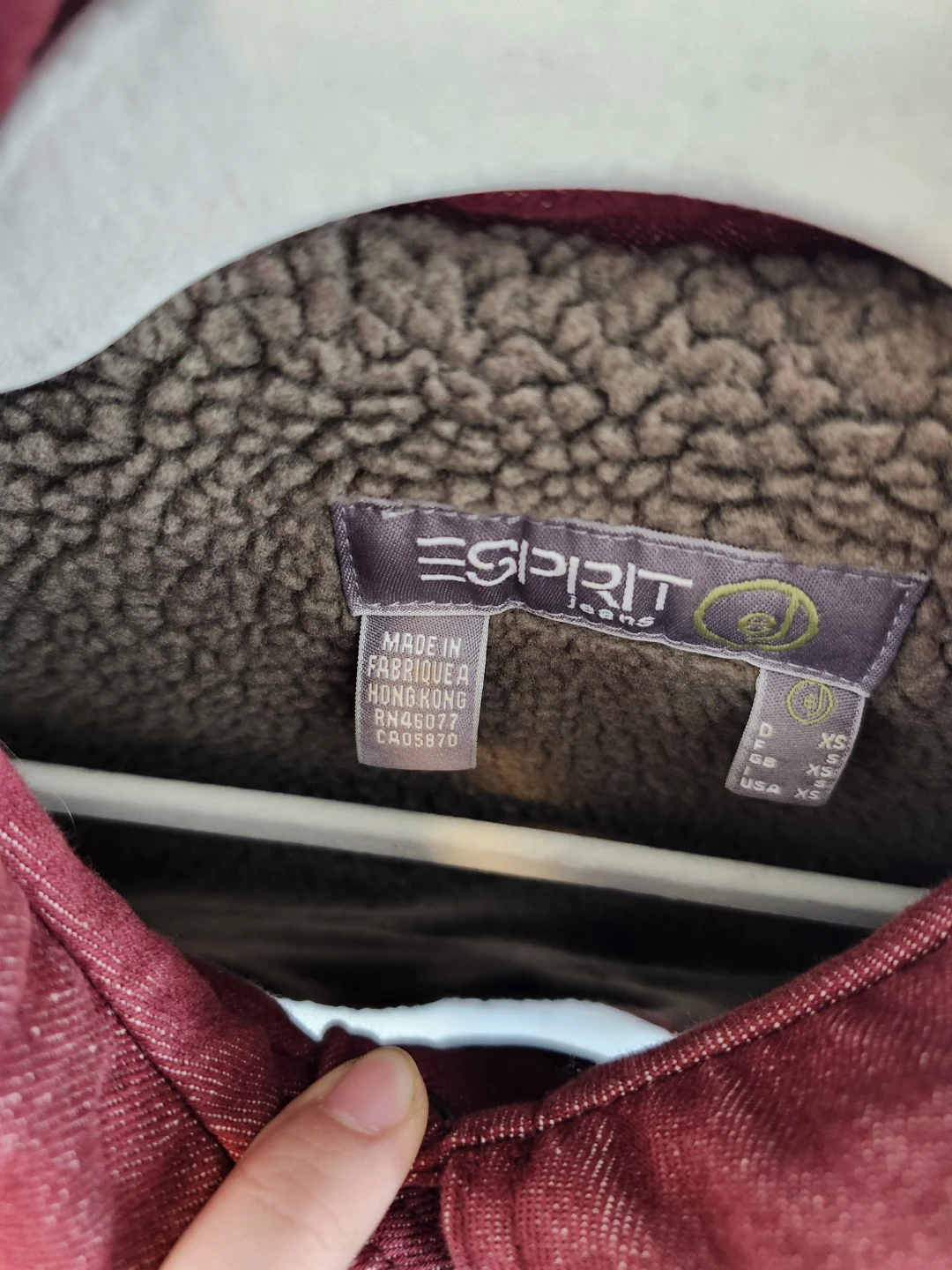 Esprit Jeans Sherpa Lined Denim Jacket XS - photo 2