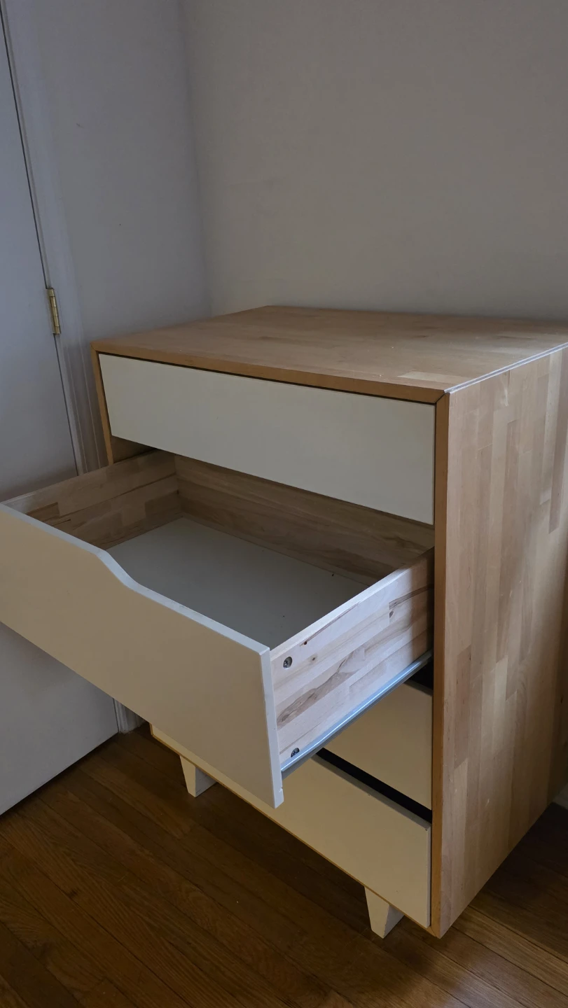 4-Drawer Dresser with Wood Frame - photo 4