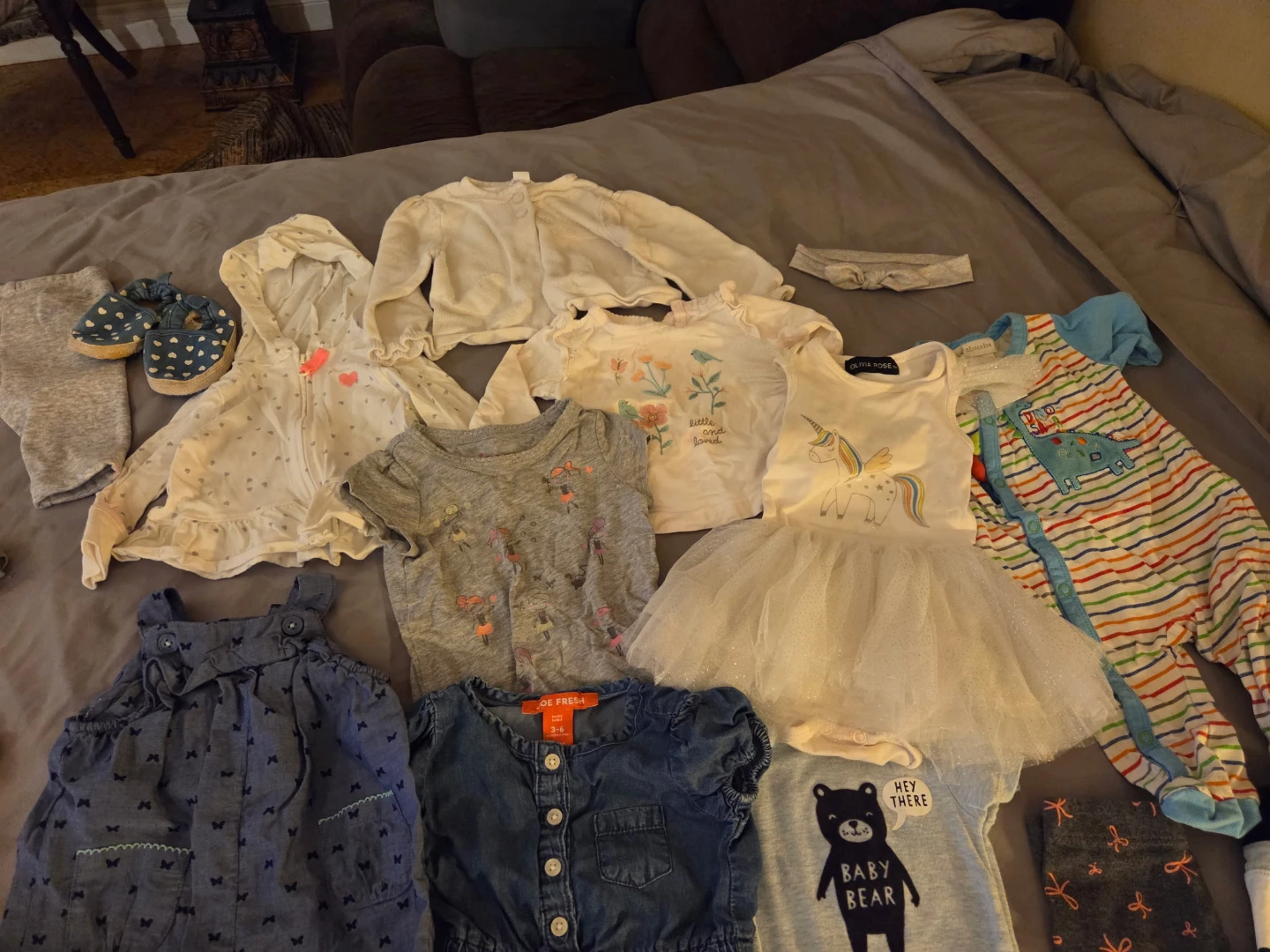Baby Girl Clothes Bundle - Assorted Styles & Sizes - photo 4