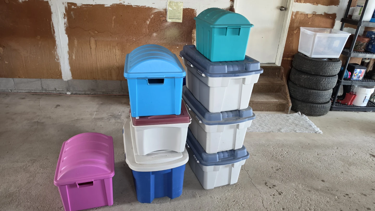 Plastic Storage Totes and Bins - photo 2