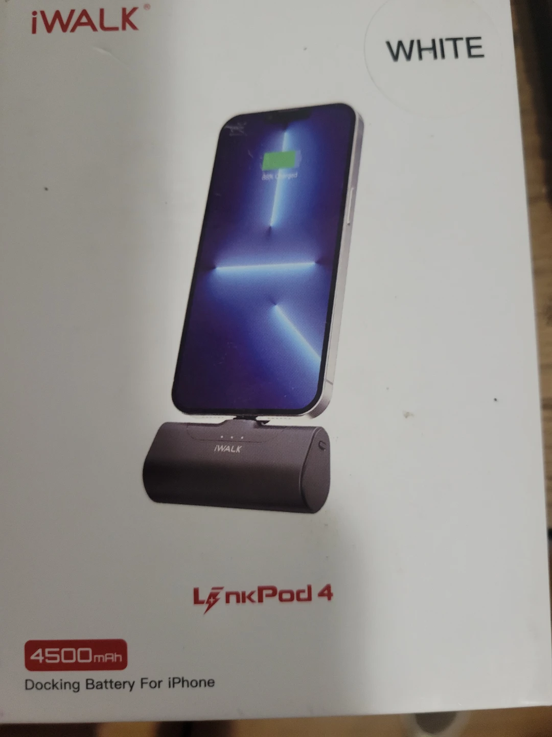 iWALK LinkPod 4 Portable Charger - White
