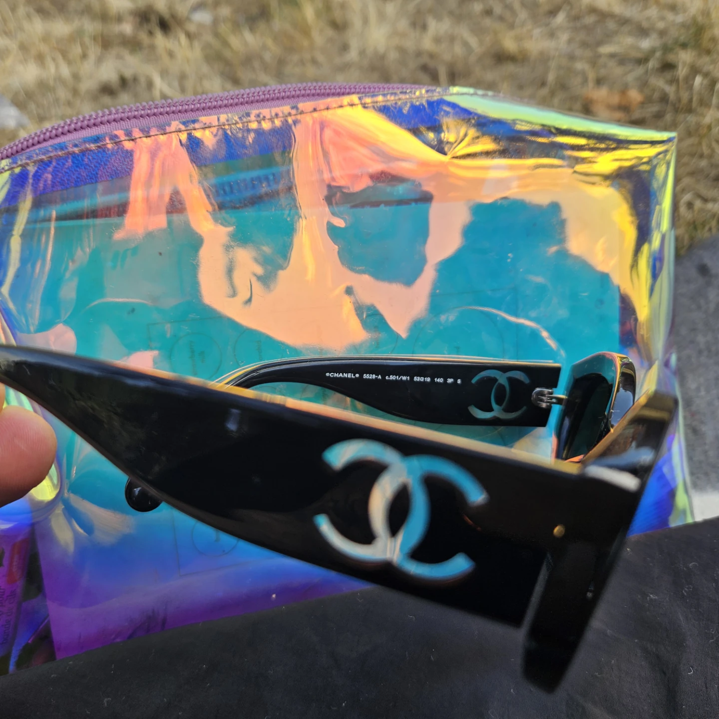 CHANEL Sunglasses 5228-A Black Polarized