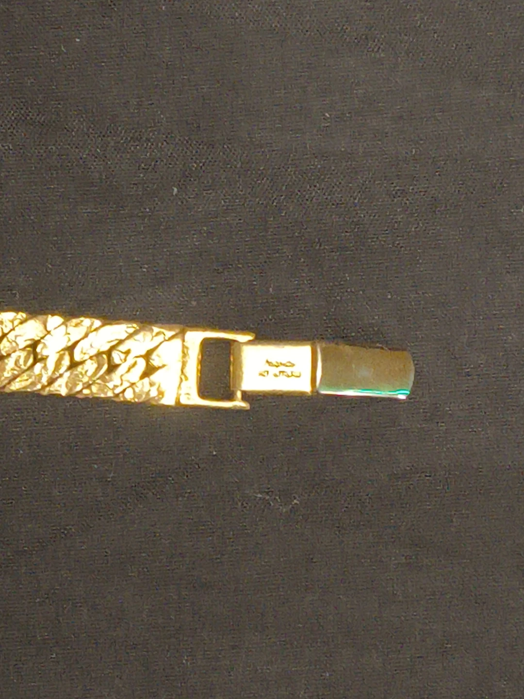 Gold 14 k napen bracelet - photo 3