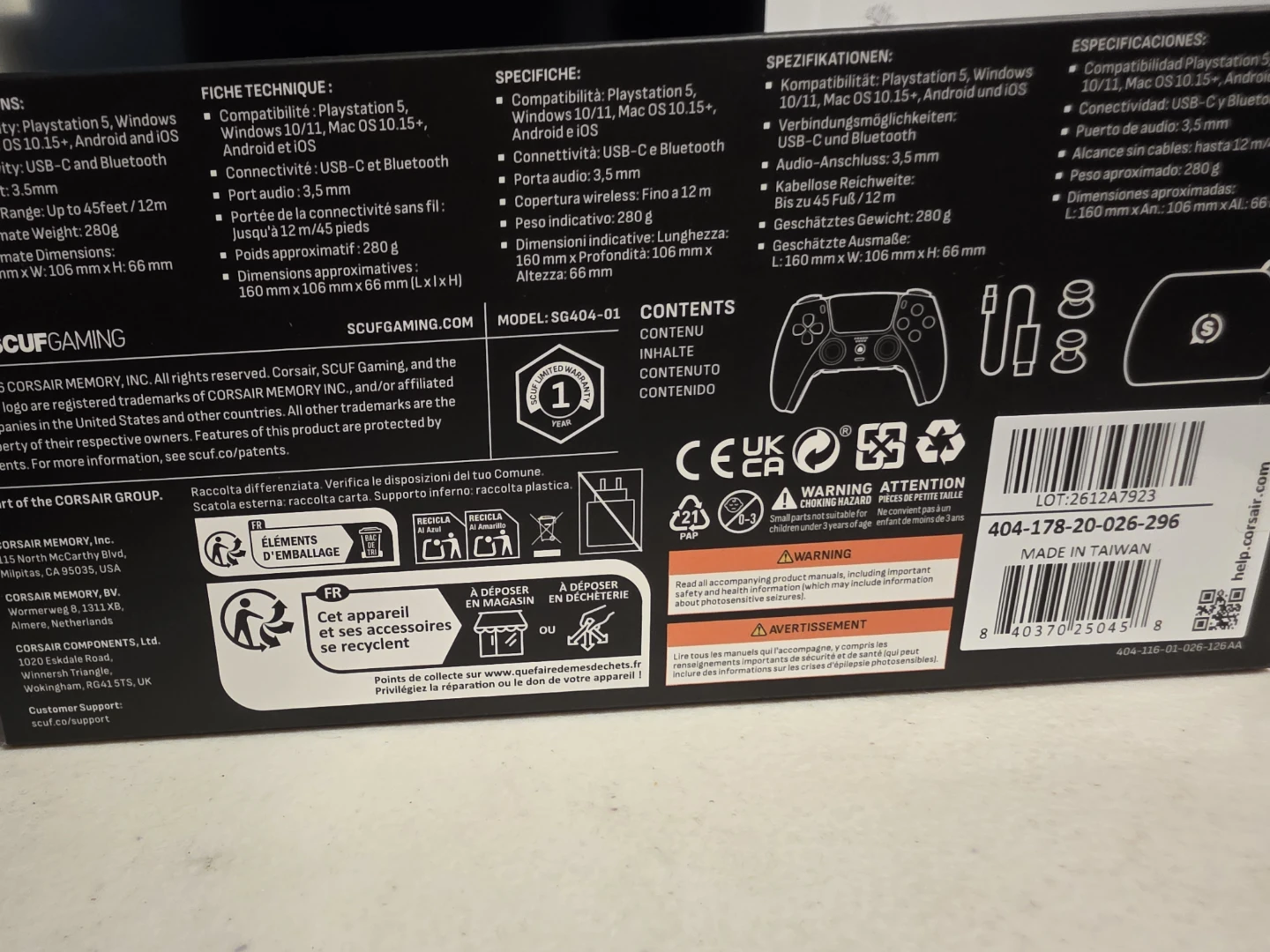 SCUF Reflex "Toronto Koi" Edition PS5 Controller - photo 3
