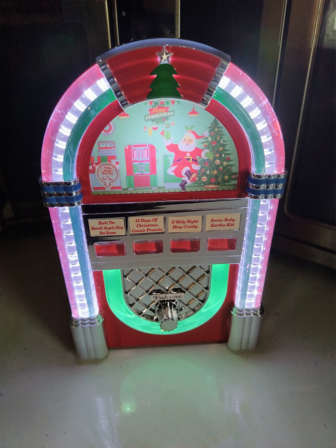Mr. Christmas Holiday Jukebox - LED Illumination & 4 Carols