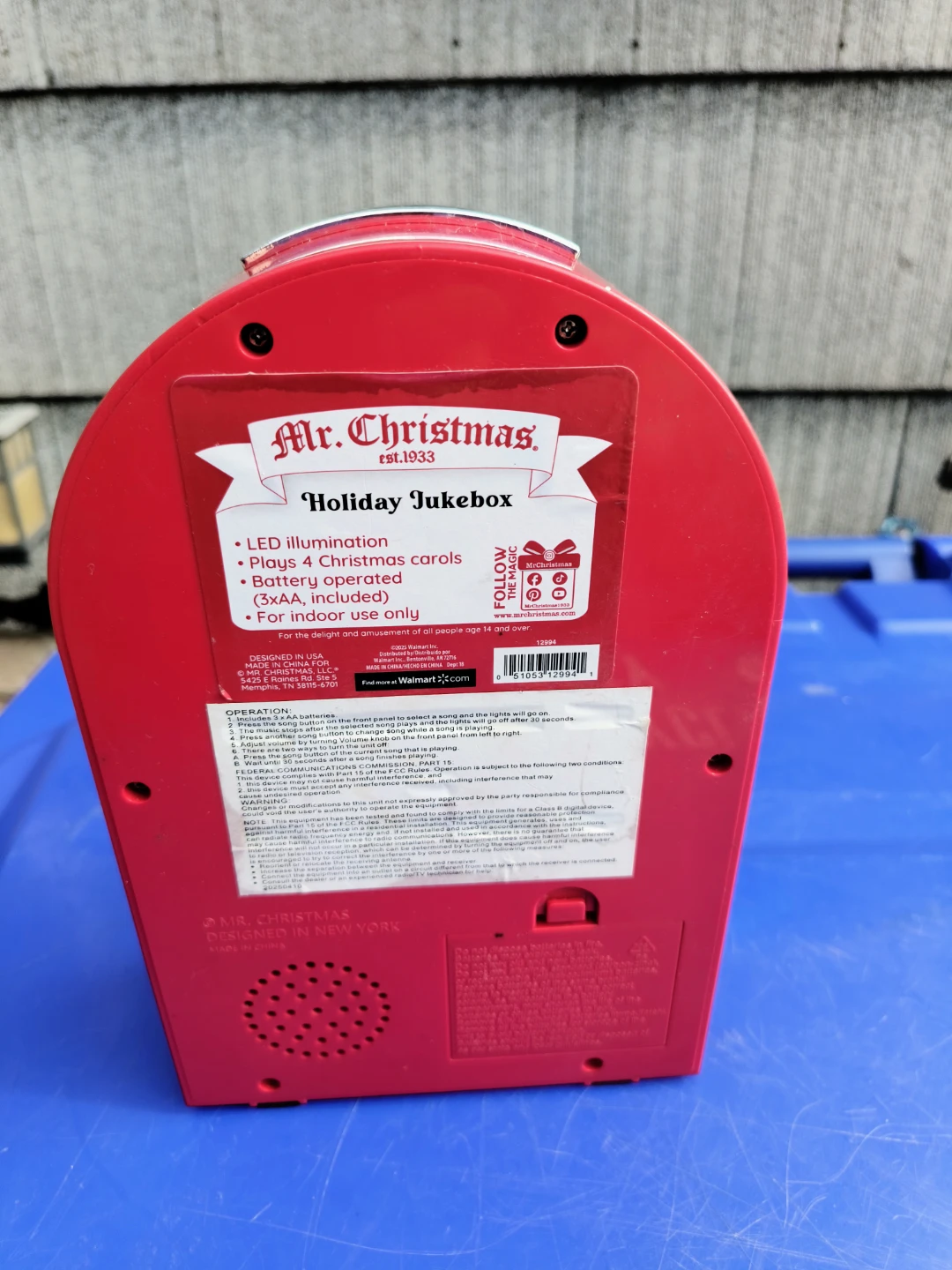 Mr. Christmas Holiday Jukebox - LED Illumination & 4 Carols - photo 5