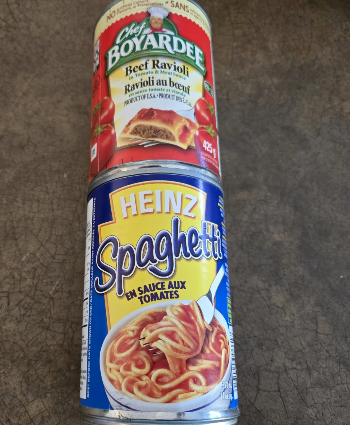 Free Chef Boyardee Beef Ravioli & Heinz Spaghetti