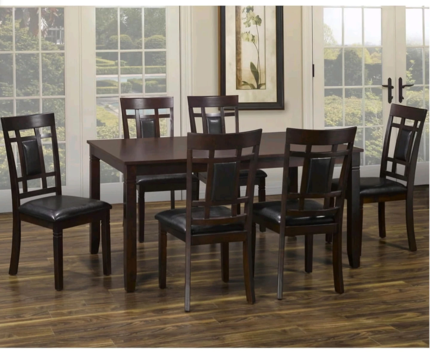 Dining Table Set with 6 Chairs