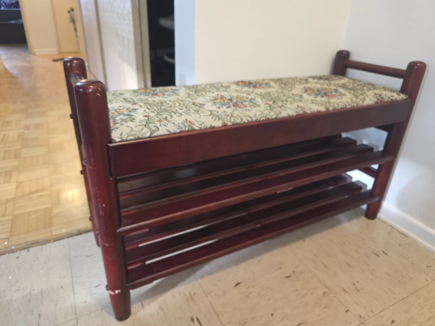 Bench with Shoe Rack