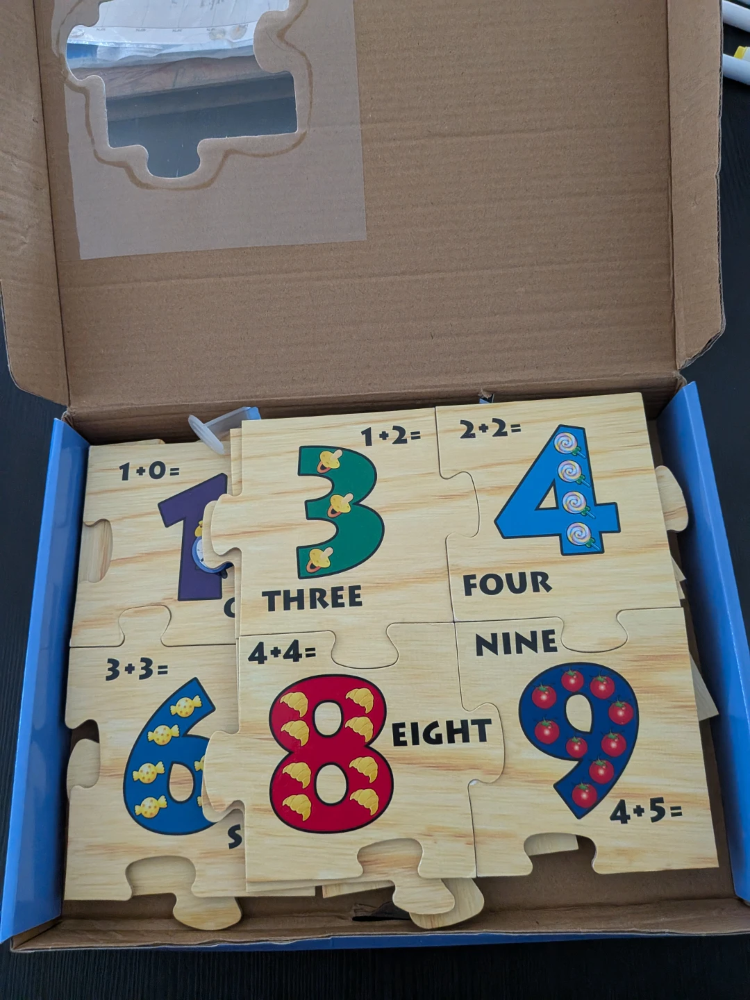 Montoy Numbers & Shapes Wooden Floor Puzzle