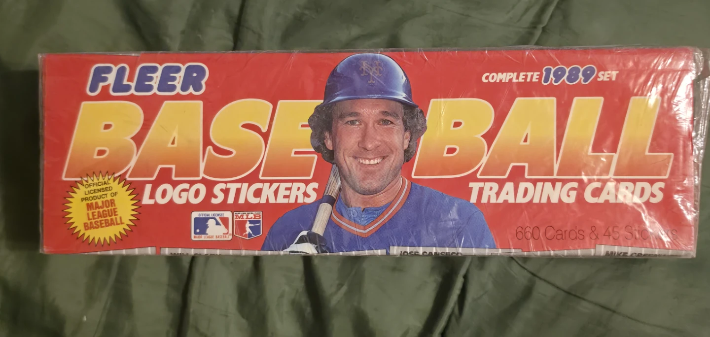 1989 Fleer Baseball Trading Cards Complete Set Box