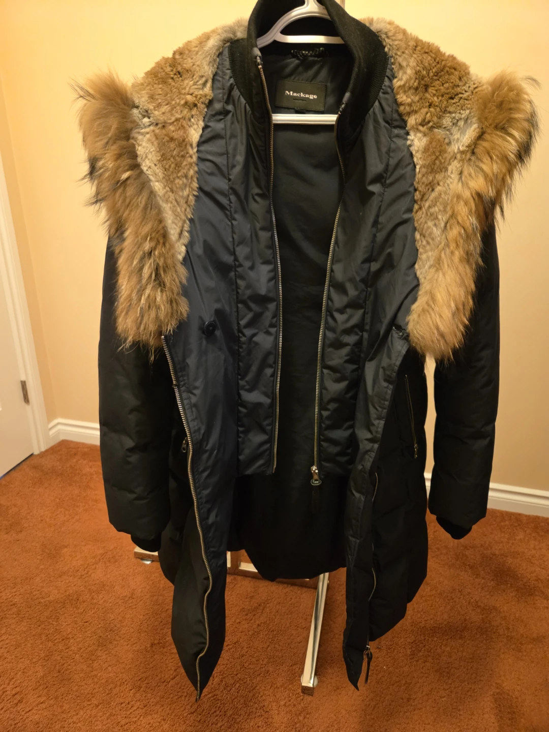Mackage Down Trish Puffer Coat with Fur Trim - photo 2