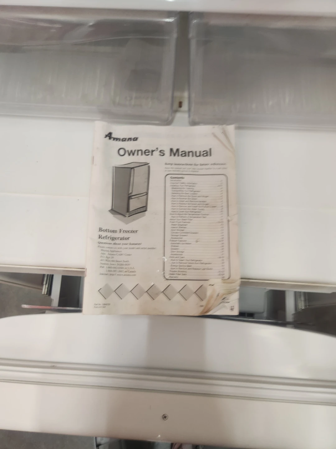 Amana Bottom Freezer Refrigerator - photo 3