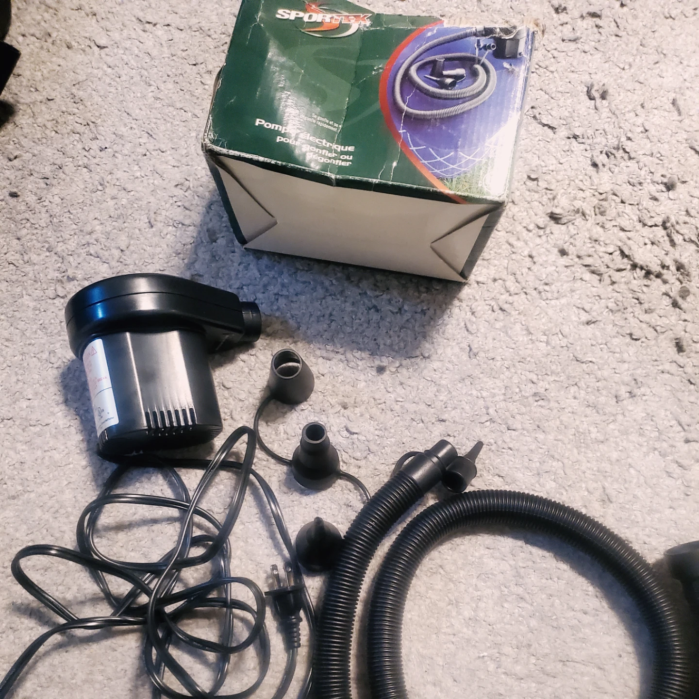 Sportex Electric Air Pump with Accessories - photo 3