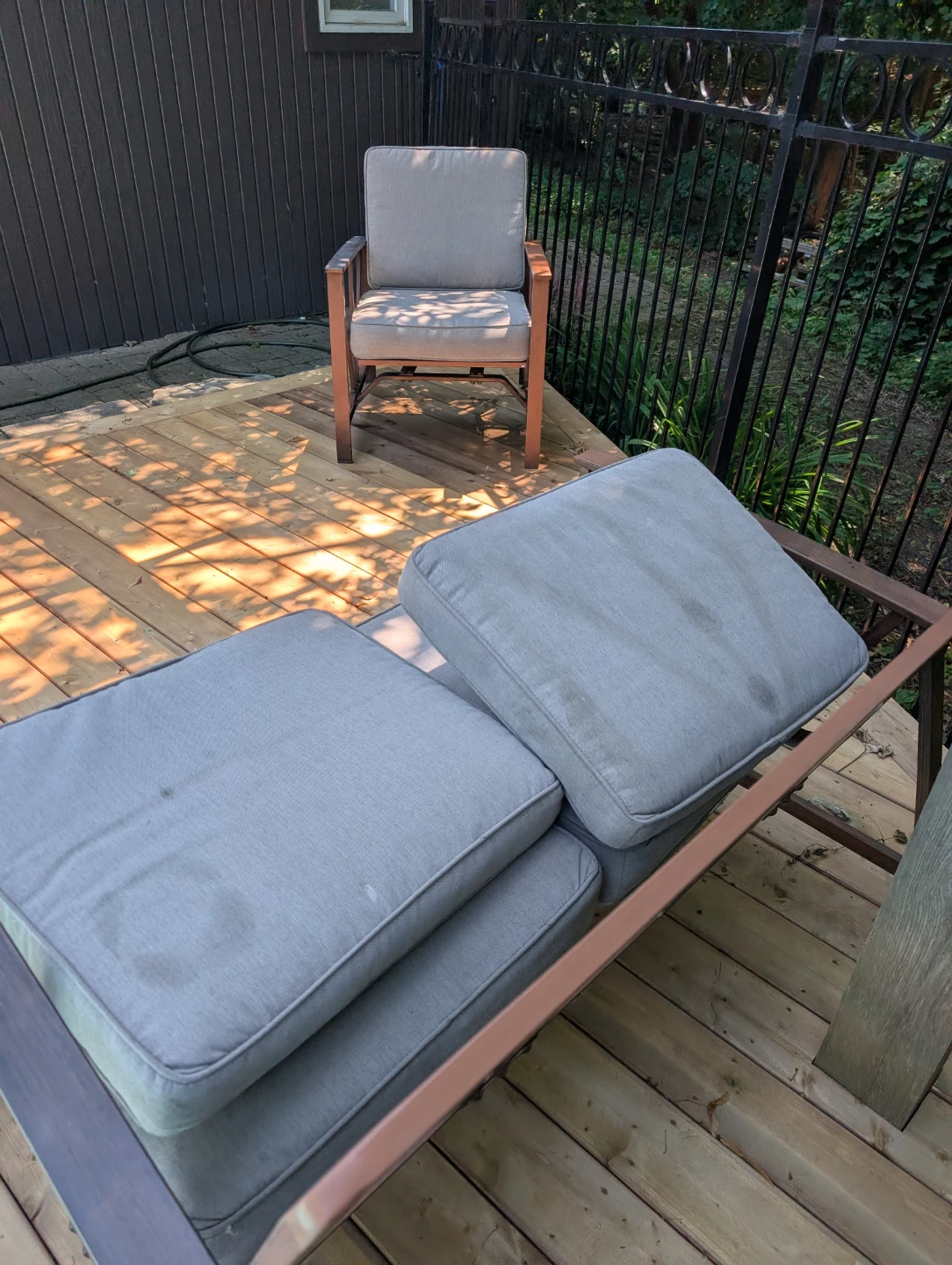 Free patio cushions fair condition chairs not included - photo 5