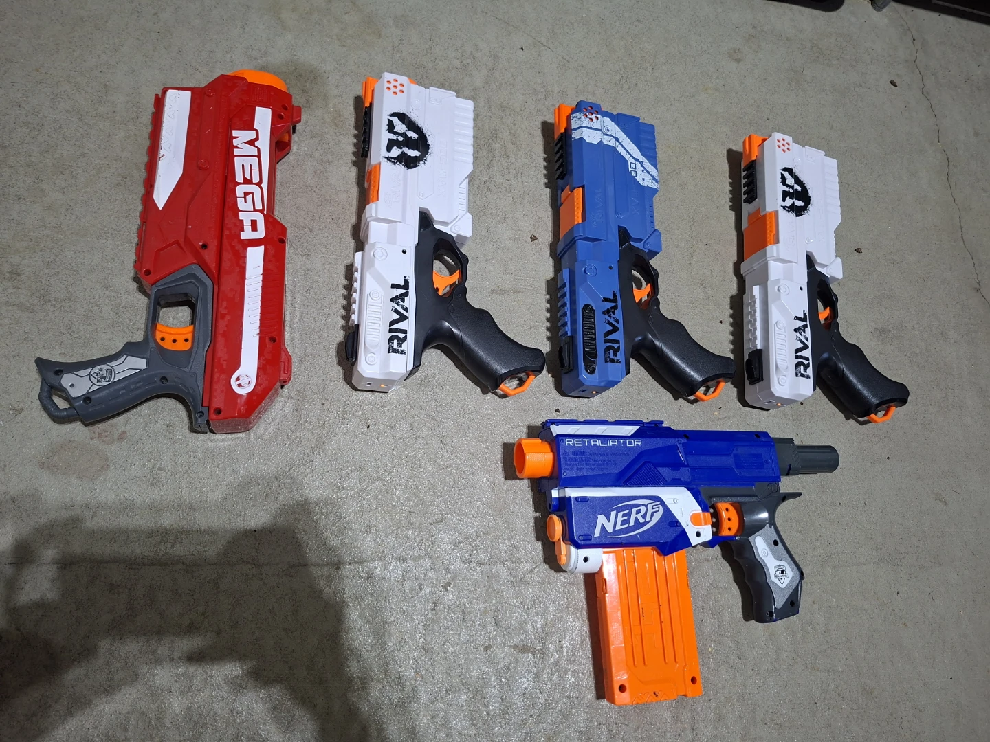 Nerf Rival and Mega Blasters Bundle