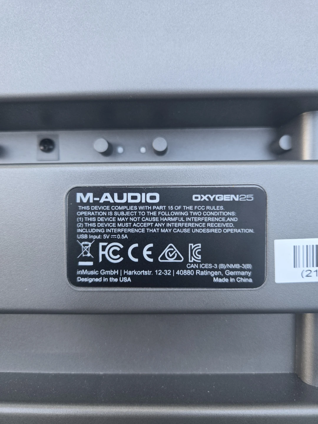 M-Audio Oxygen 25 MIDI USB Keyboard Controller - photo 3