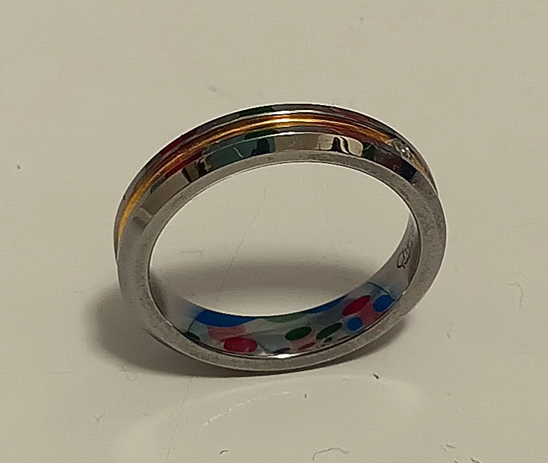 💍Chemistry Tungsten Collection Ring with Small Diamond Centre💍 - photo 3
