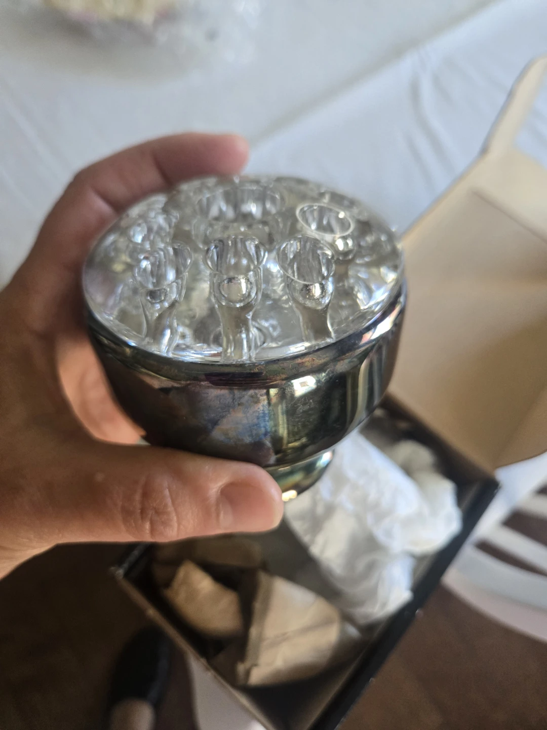 Baycrest Rose Bowl Pique-fleurs silver  plated