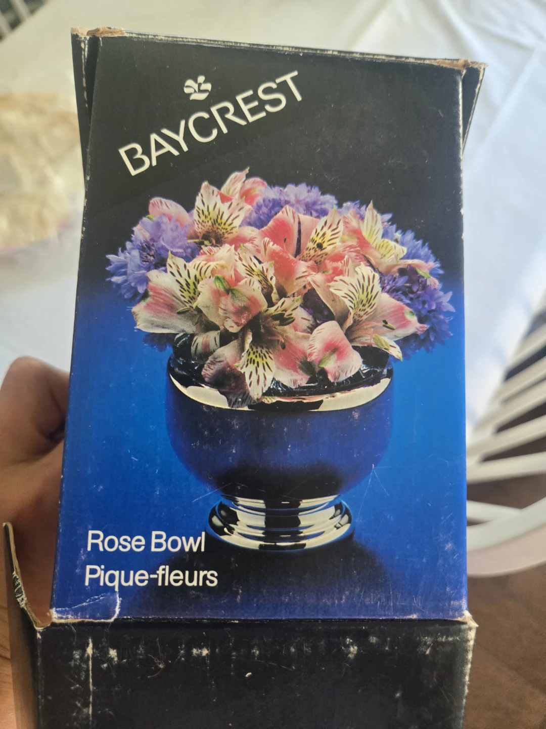 Baycrest Rose Bowl Pique-fleurs silver  plated - photo 5
