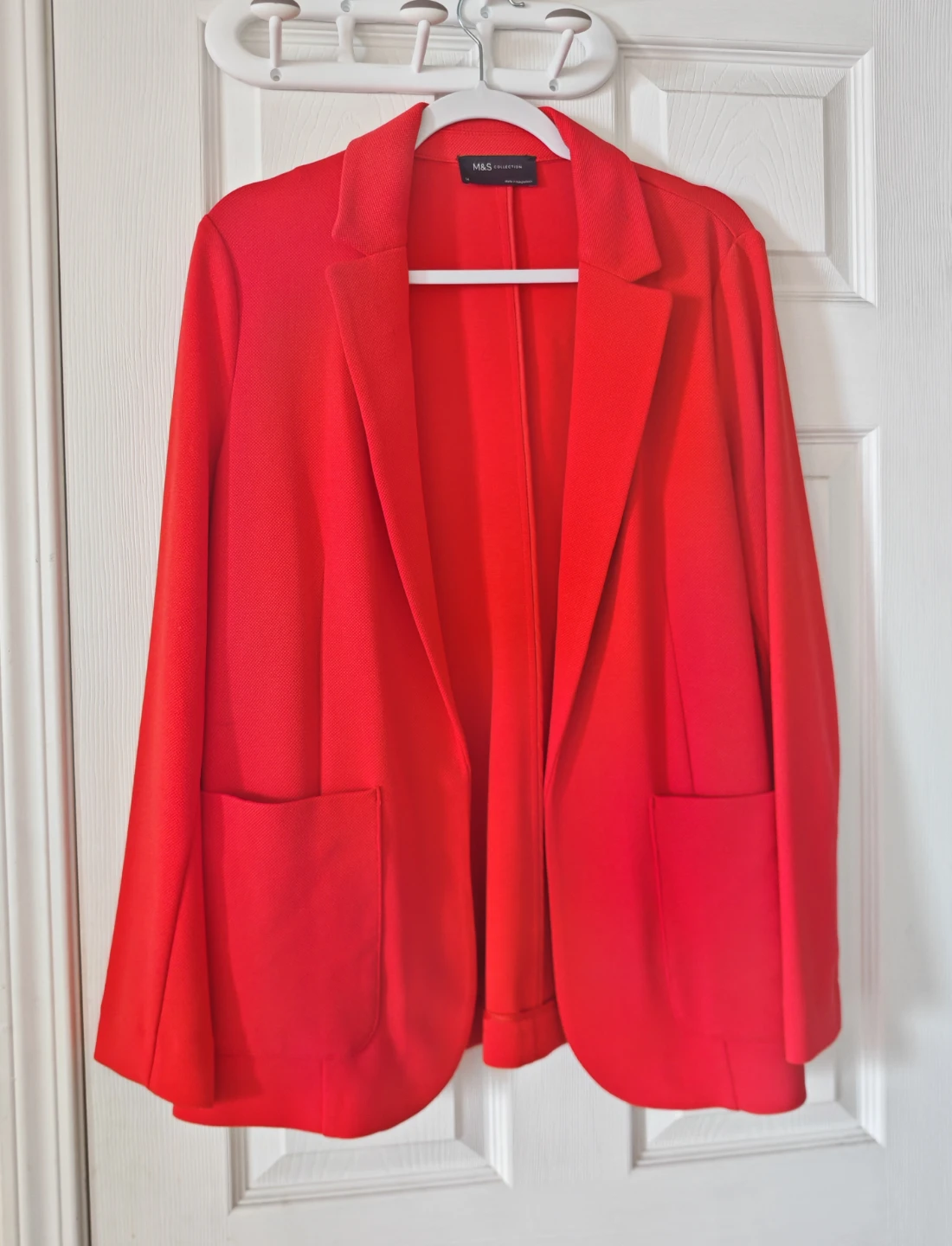 M&S Collection Bright Orange Blazer Size 14