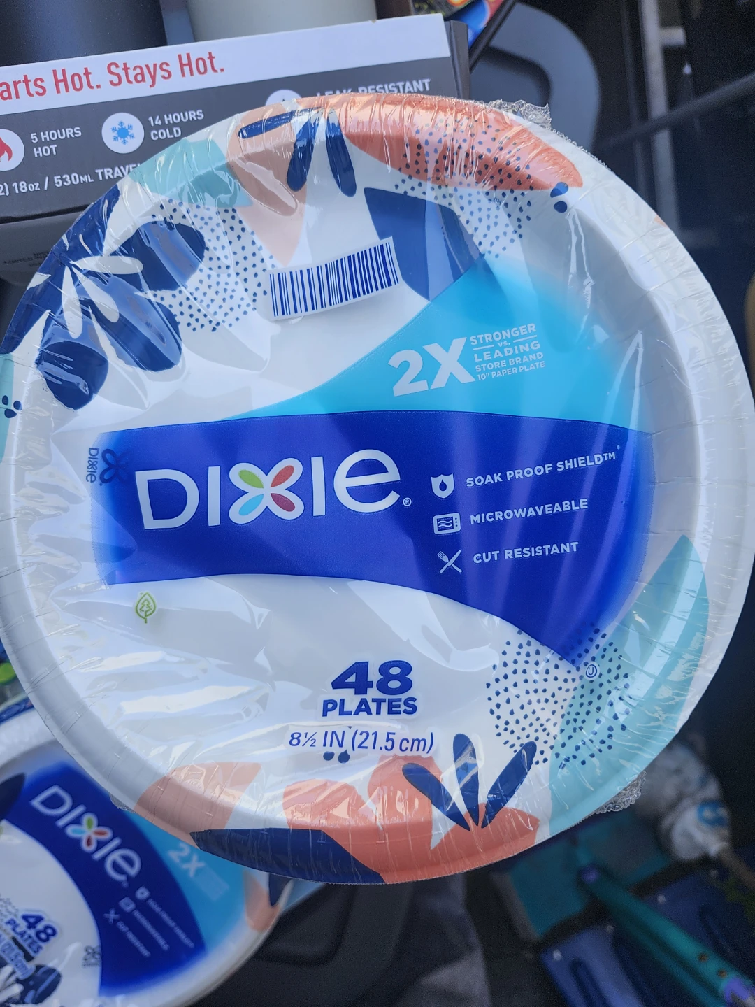 Dixie 48-Count Paper Plates 8.5" Disposable Microwaveable
