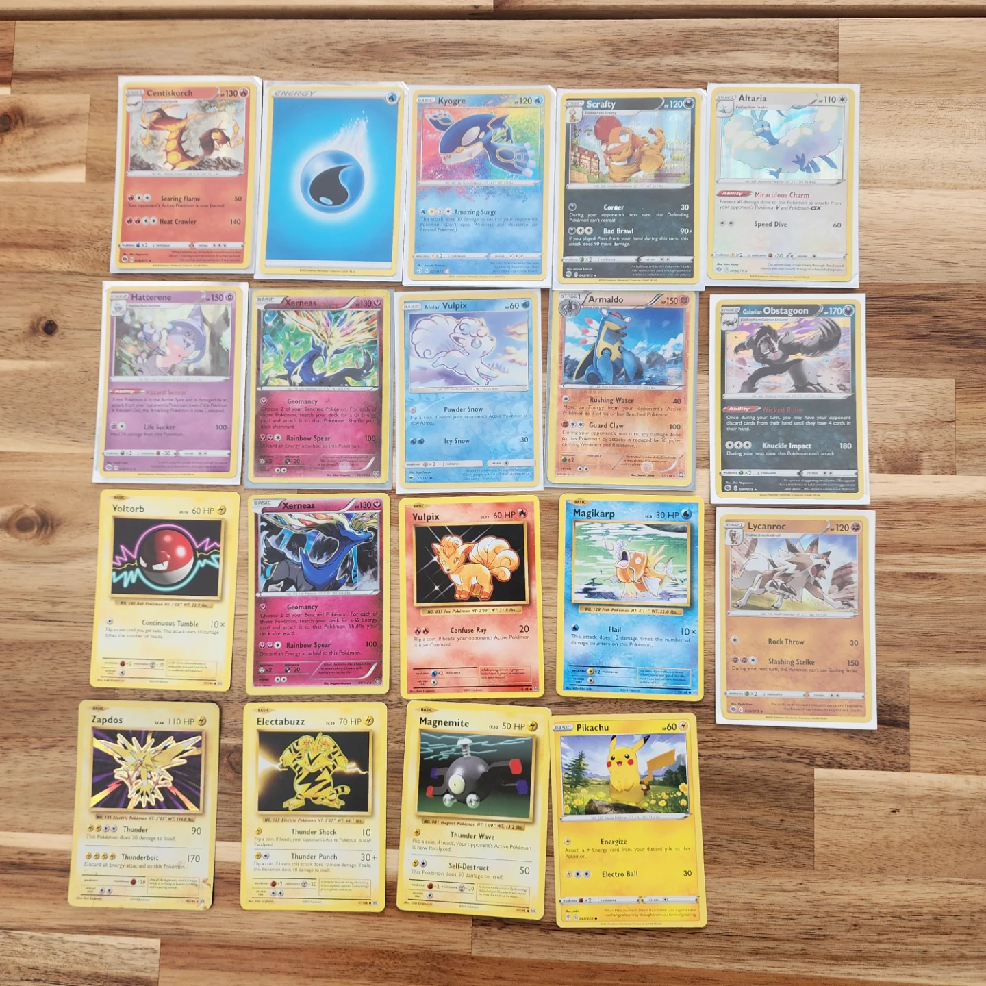 Assorted Pokémon Trading Cards