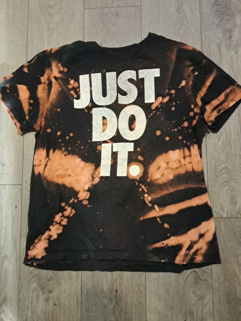 Nike BLEACH TIE DYED "Just Do It"  T-Shirt