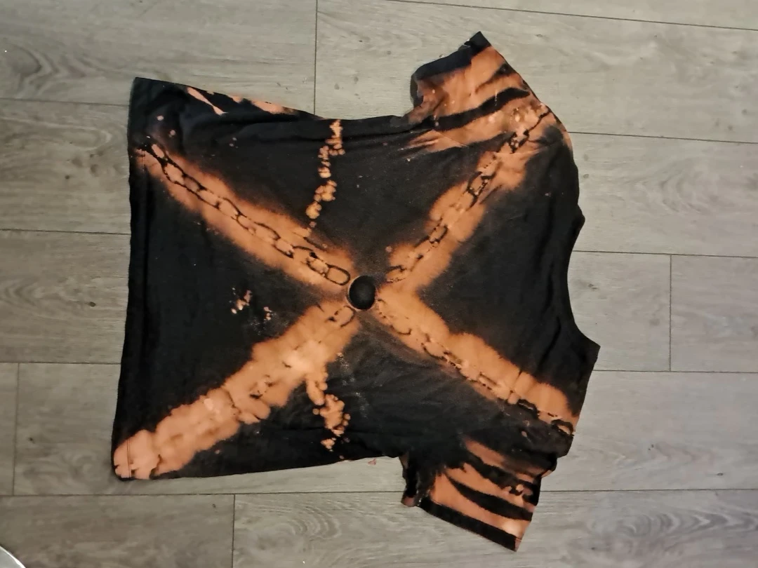 Nike BLEACH TIE DYED "Just Do It"  T-Shirt - photo 2