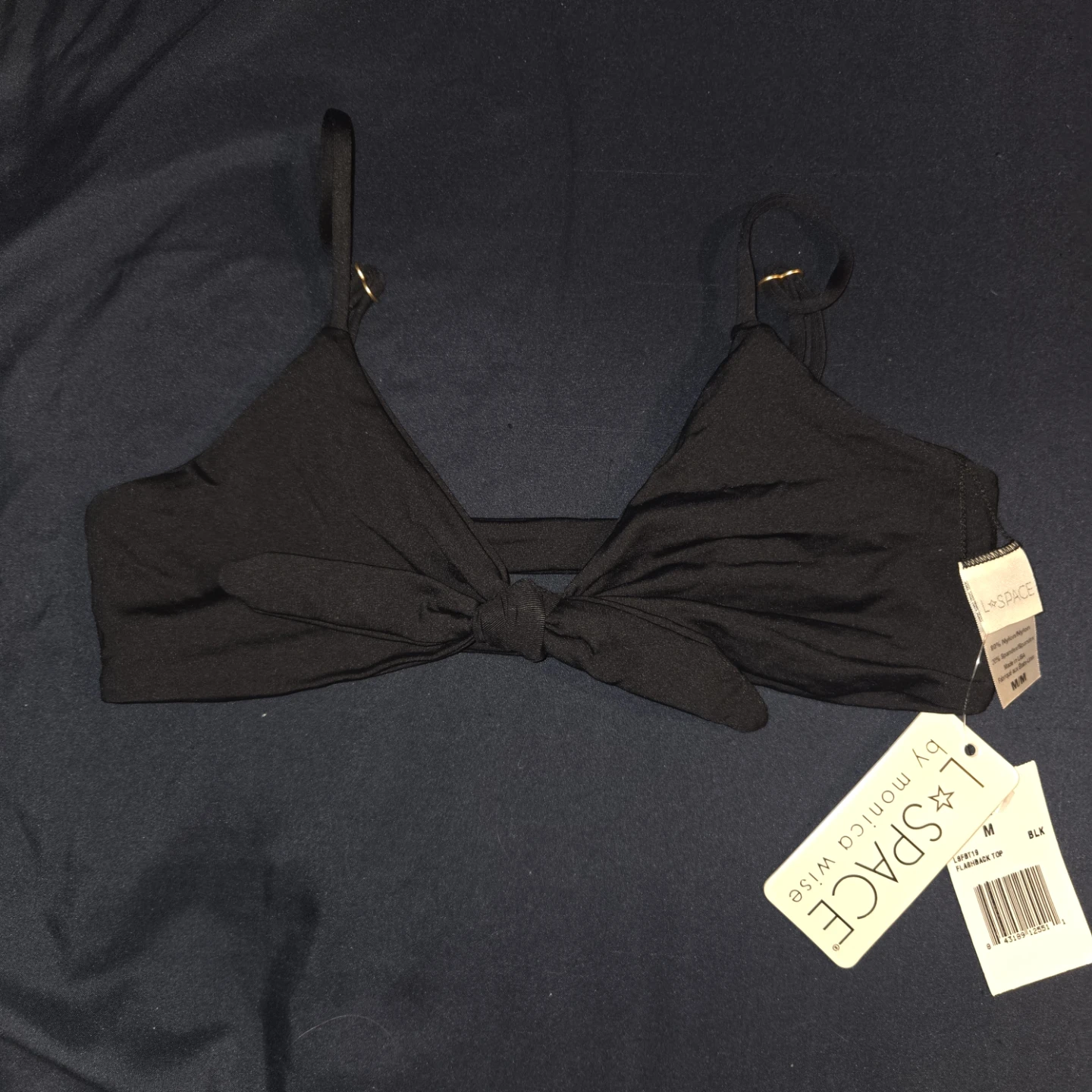 Black Bikini Top - Size M