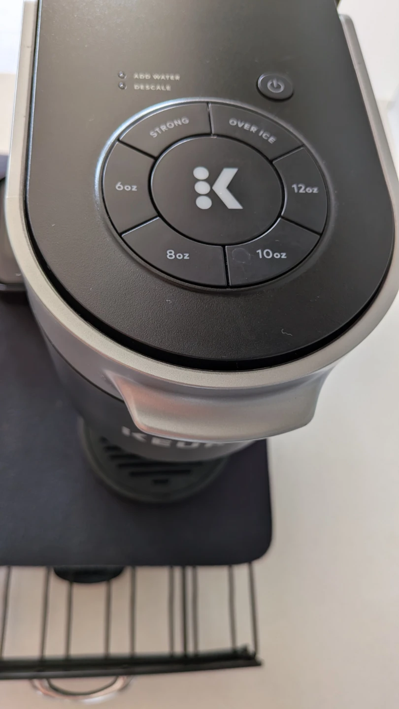 Keurig k-supreme with k-cup storage