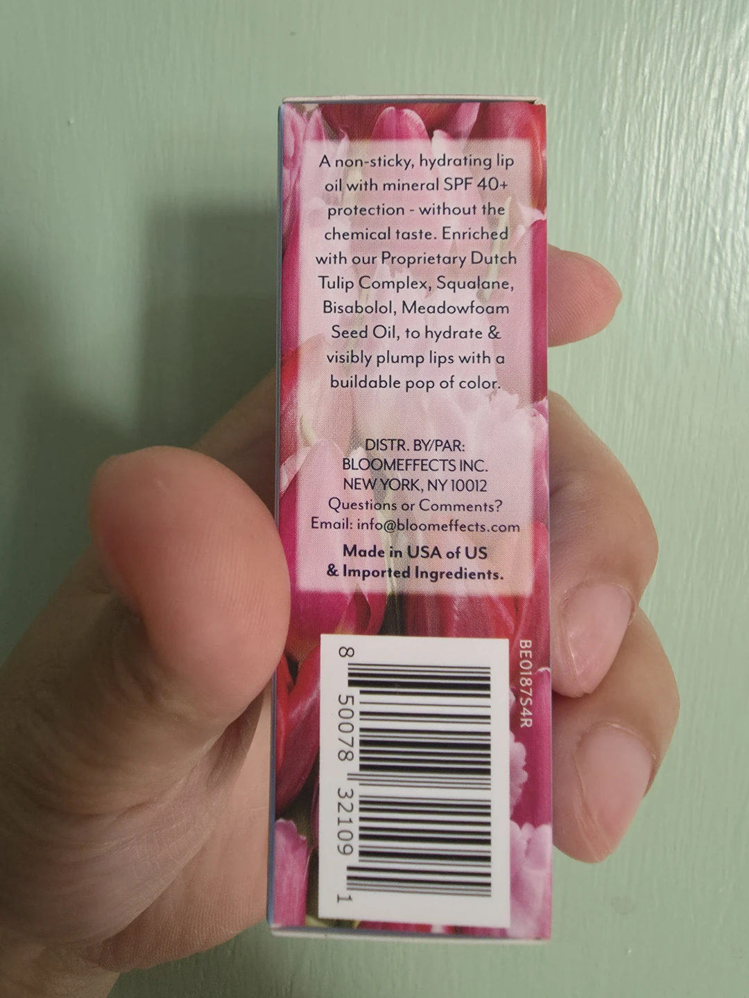 Bloomeffects Hydrating Lip Oil SPF 40+ Shade Mauve - photo 2