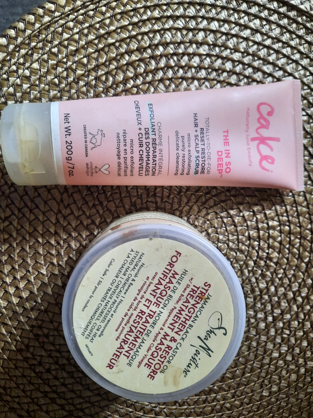 Scalp Scrub & Shea Moisture Masque