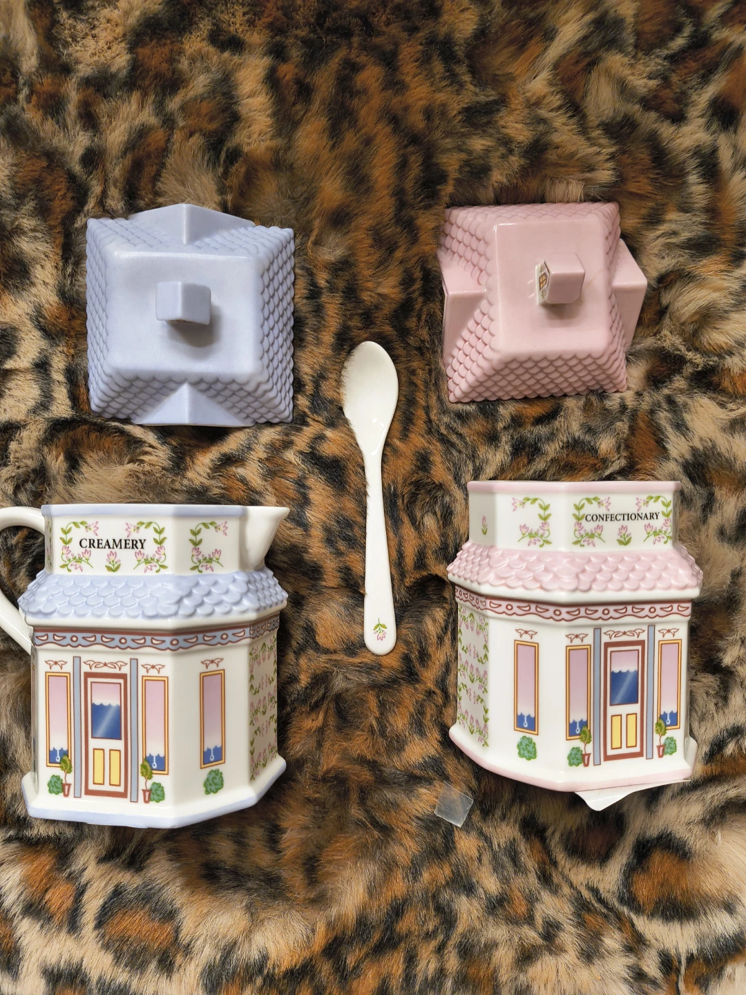 Lenox Spice Village Sugar & Creamer Set