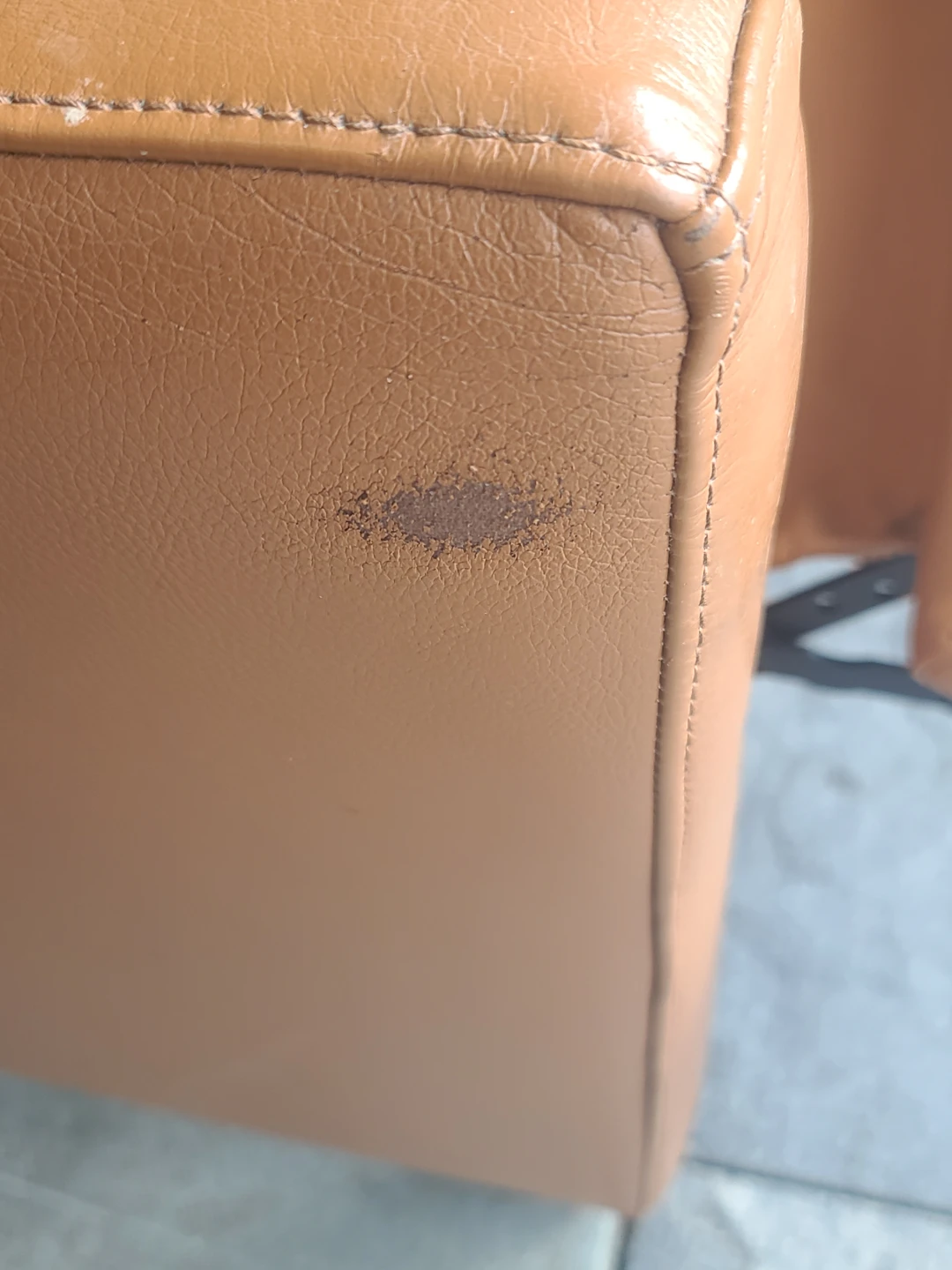 Tan Leather Recliner Chair - photo 4