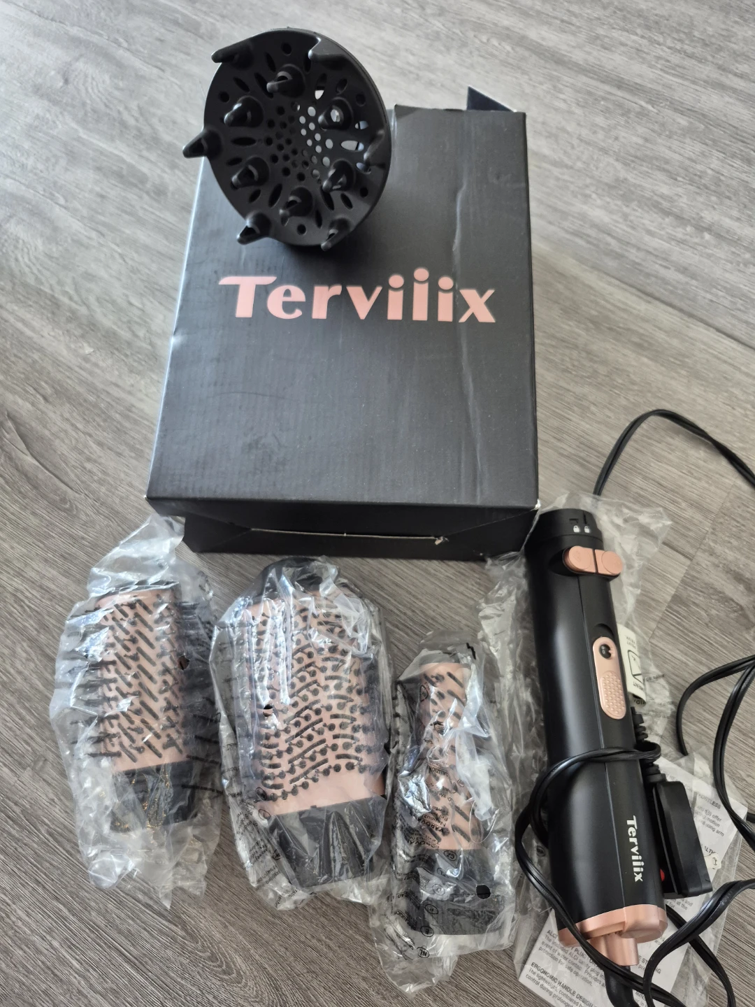 Terviiix 4-in-1 Styler with Diffuser Attachment
