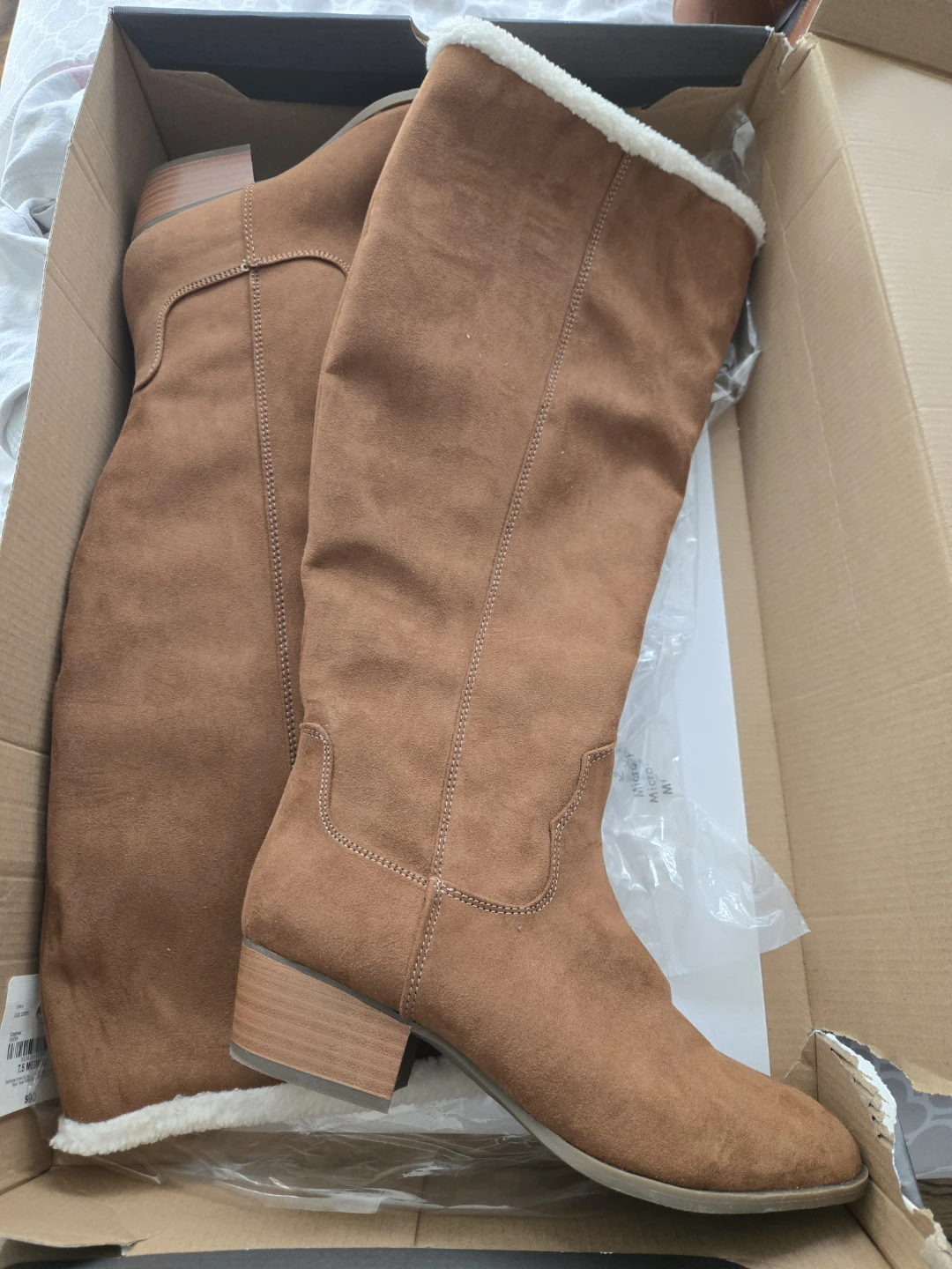 A.N.A. Faux Suede Knee-High Boots - photo 2