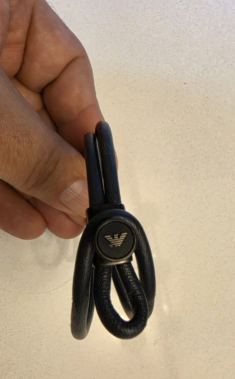 Emporio Armani Leather Bracelet
